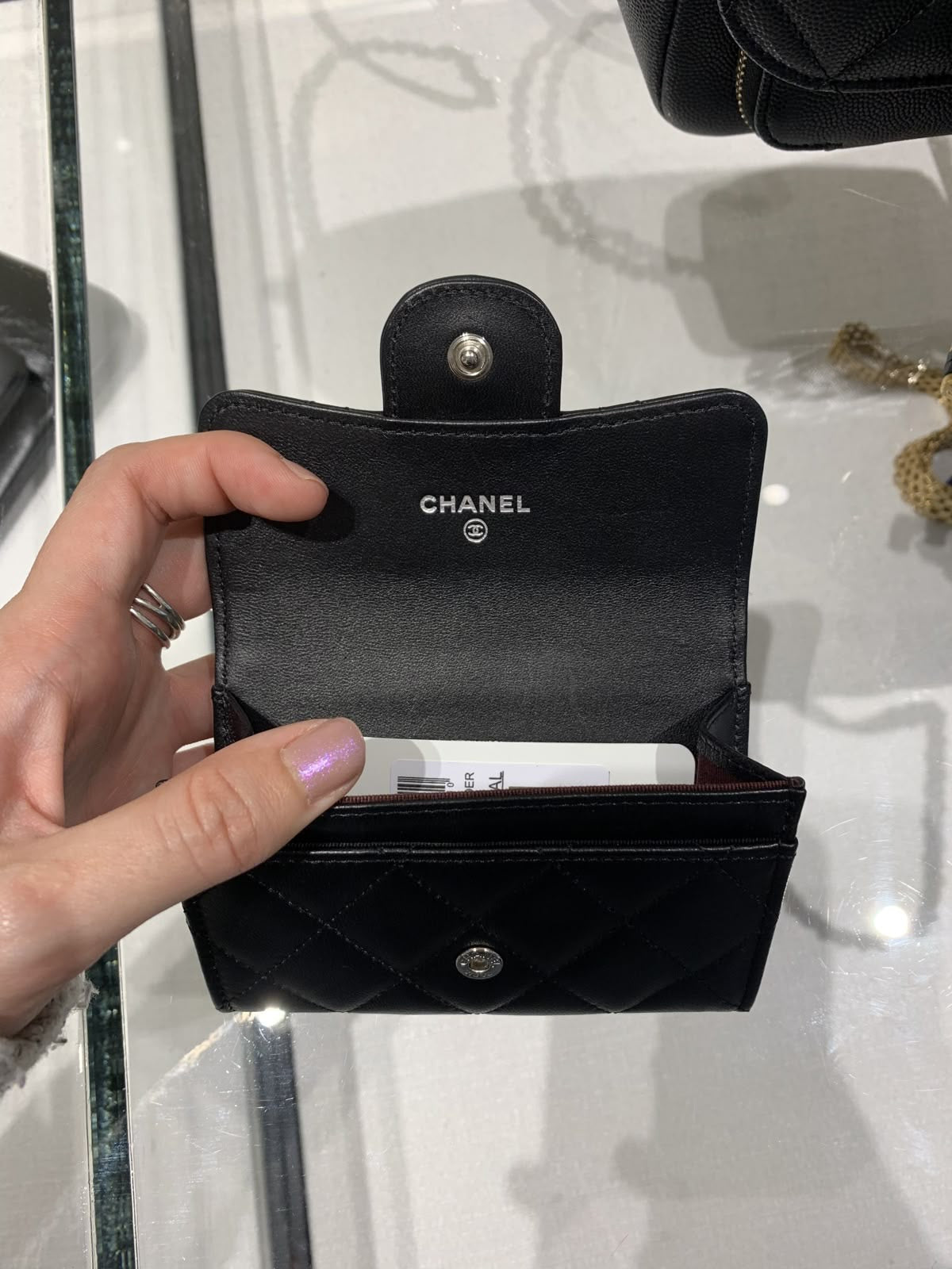 Portefeuille chanel petit