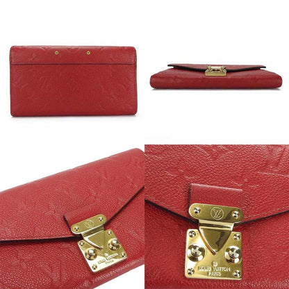 Portefeuille LV Monogram Empreinte long Rouge