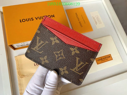 Portecarte Lv rouge