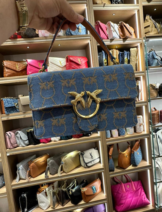 Sac pinko en jeans